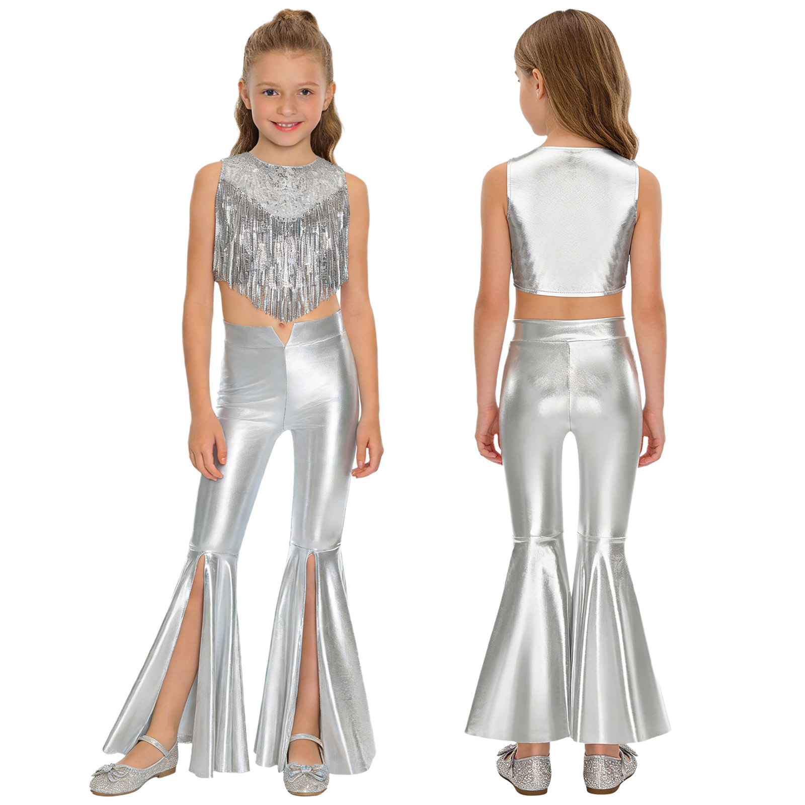 Women'S Fashion From The 70S - Costume de danse Disco pour filles