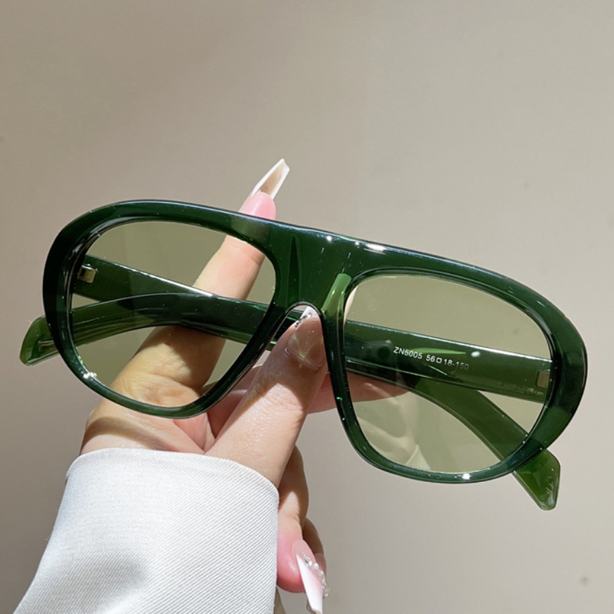 Women'S Fashion Eyeglasses - Nouvelles Lunettes de Soleil Pilote Surdimensionnées