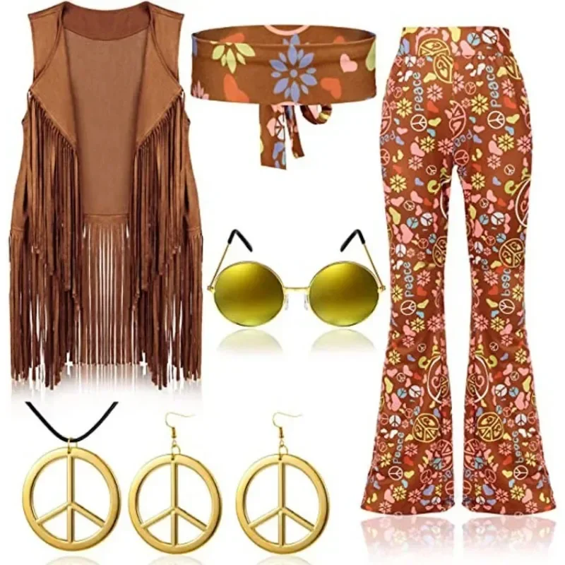Women'S Fashion From The 70S - Hippie Disco 60s 70s Cosplay Costume