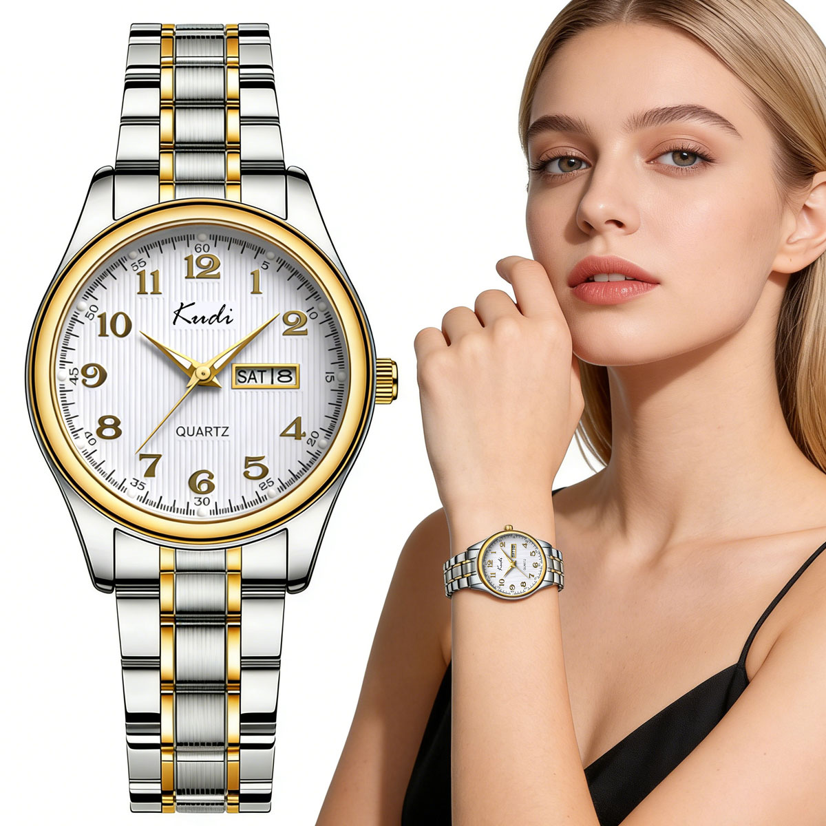 Women'S Fashion Digital Watch - Montre tendance pour femmes d'affaires, bracelet