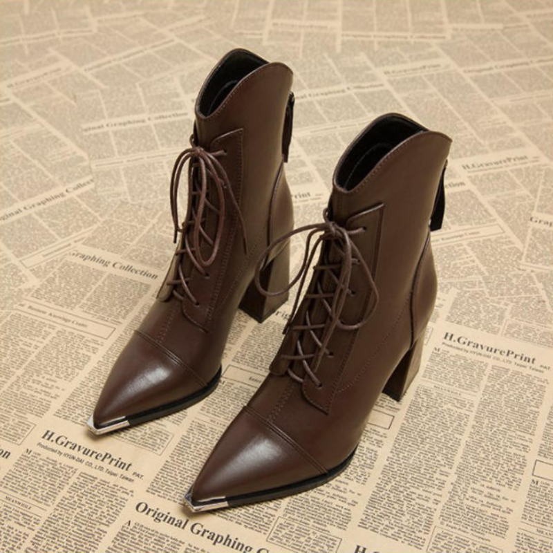 Women'S Fashion Trends 2025 - Bottines à bout pointu pour femmes,