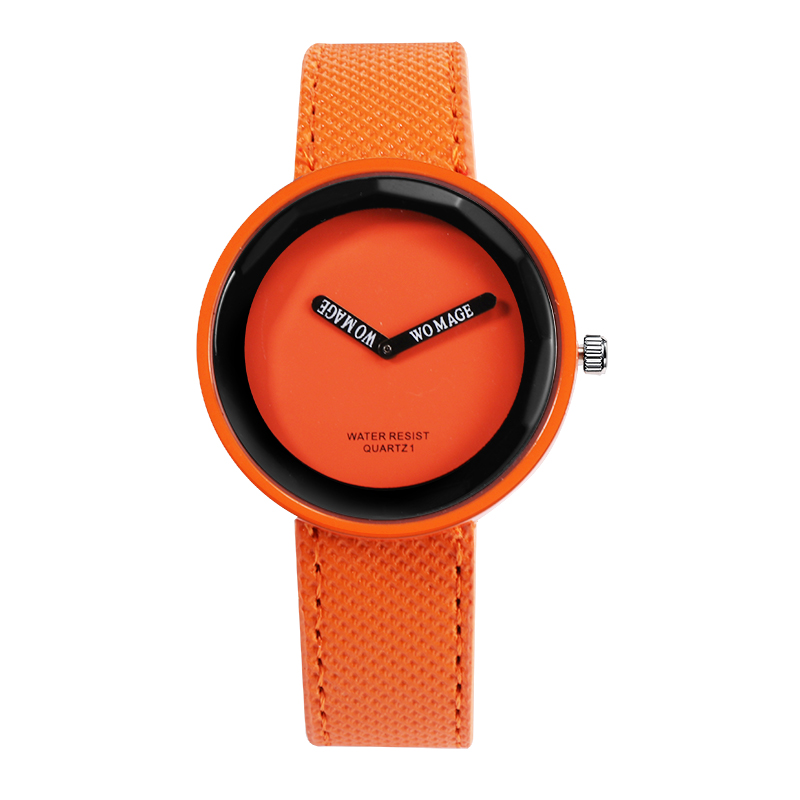 Women'S Fashion Digital Watch - WoMaGe – montre-bracelet en cuir pour