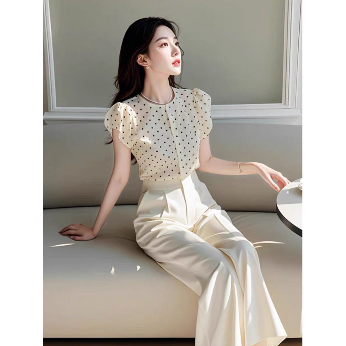 Ensemble deux pièces élégant p - Wide Leg Palazzo Pants avis et prix