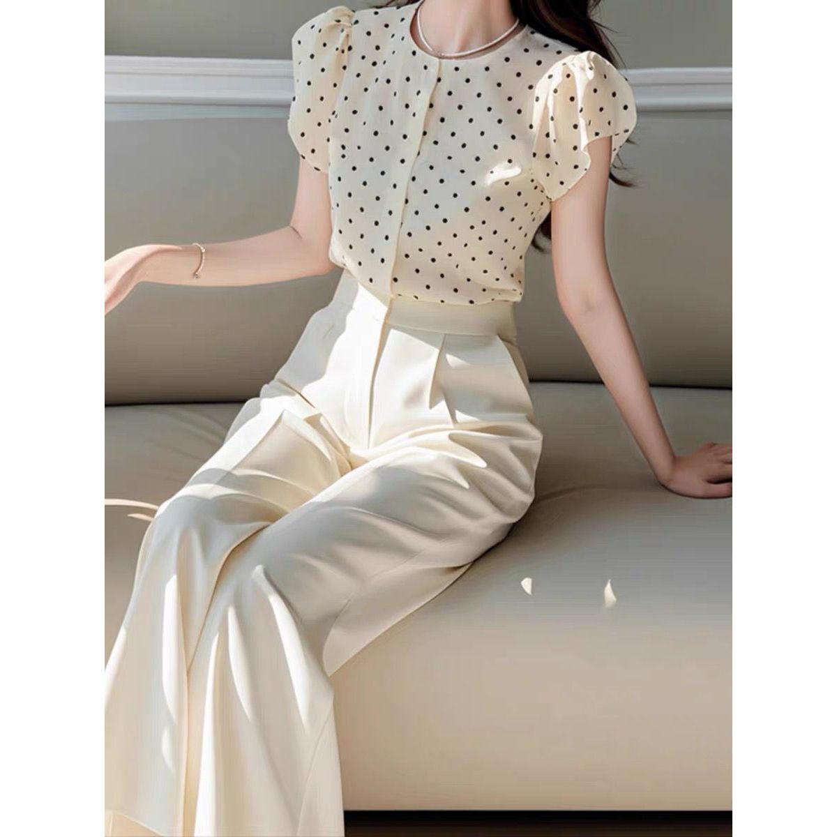 Ensemble deux pièces élégant p - Wide Leg Palazzo Pants avis et prix