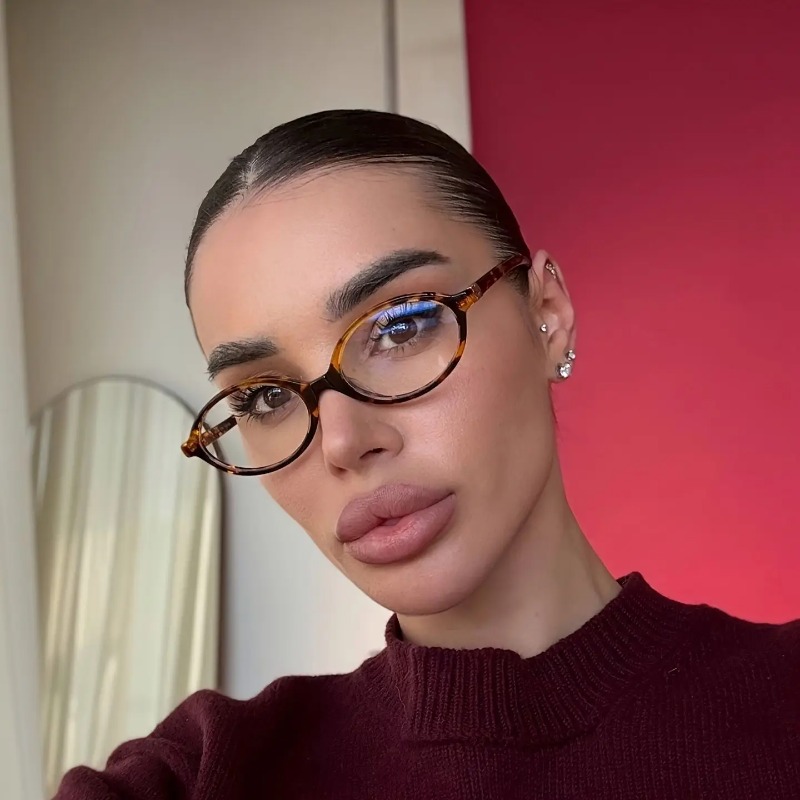 Lunettes de soleil ovales vint - Women'S Fashion Eyeglasses avis et prix