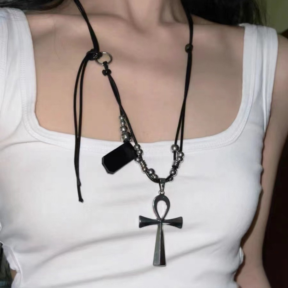 Nouveau Collier Pendentif Croi - Women Fashion Egypt avis et prix