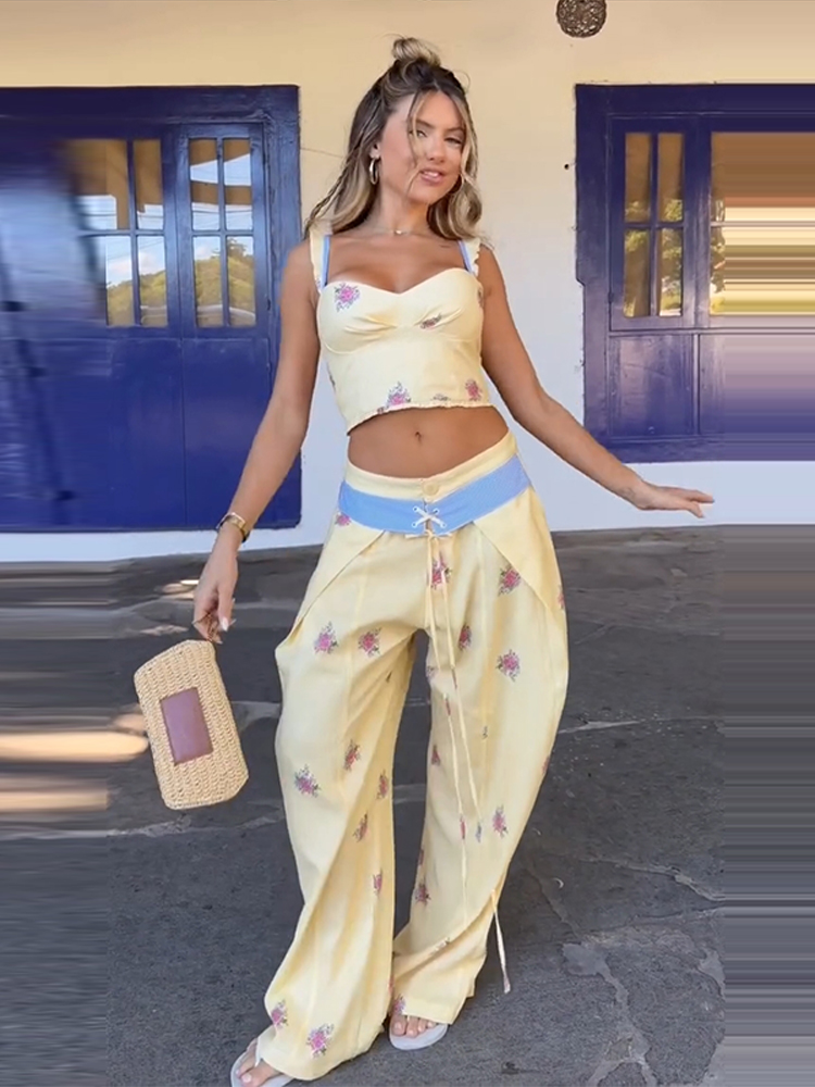 Ensemble Femme Été-Automne 202 - Wide Leg Palazzo Pants avis et prix