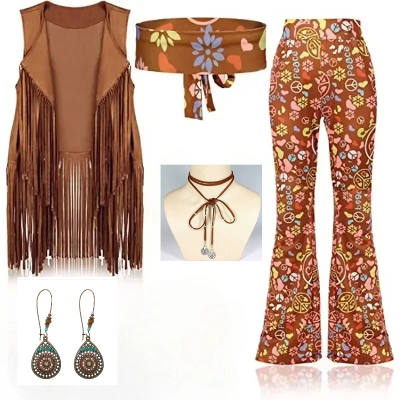Hippie Disco 60s 70s Cosplay C - Women'S Fashion From The 70S avis et prix