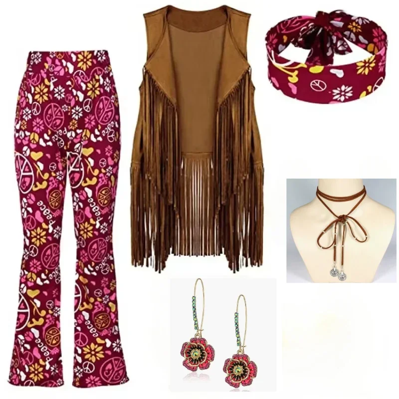Hippie Disco 60s 70s Cosplay C - Women'S Fashion From The 70S avis et prix
