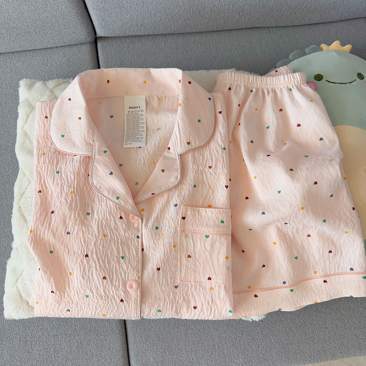Ensemble pyjama en coton impri - Women Fashion Images avis et prix