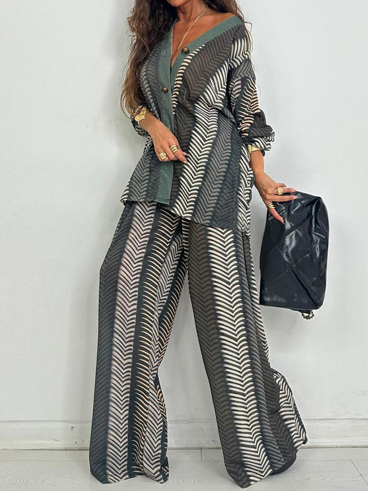 Nouvel ensemble chic pour femm - Wide Leg Palazzo Pants avis et prix