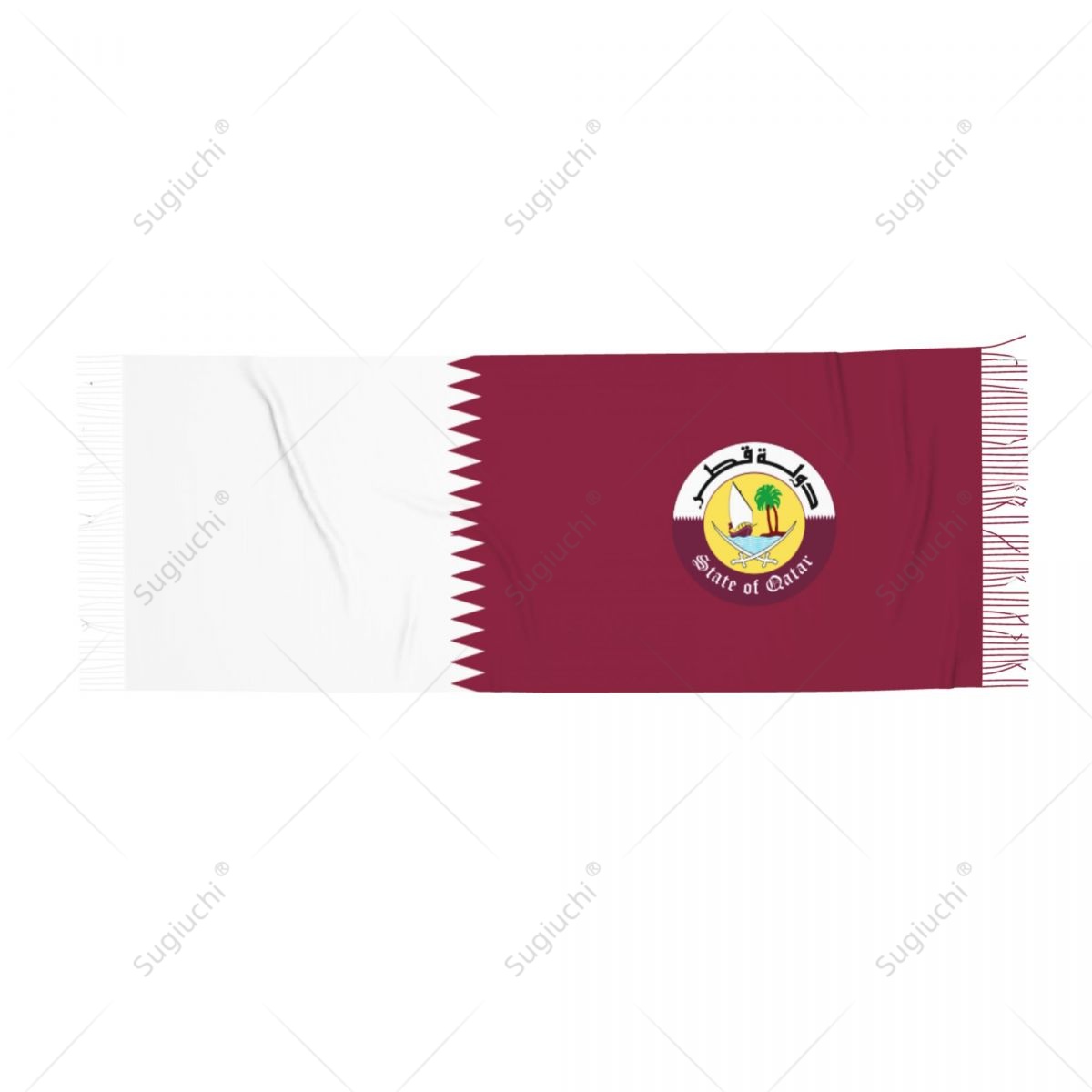 Qatar emblème drapeau écharpe  - Women Fashion Qatar avis et prix