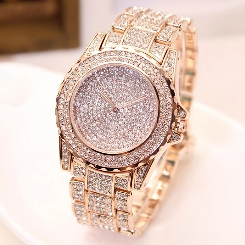 Mode cristal plein acier femme - Women'S Fashion Digital Watch avis et prix