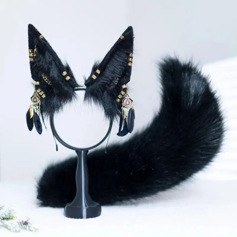 1SET LARP Cosplay Anime Ears & - Women Fashion Egypt avis et prix