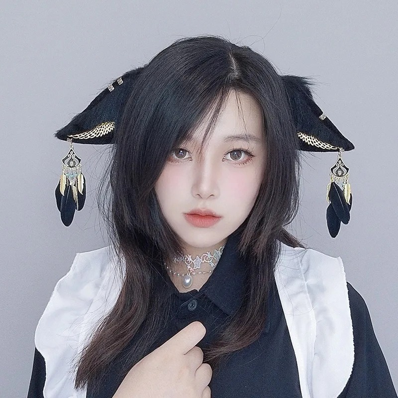 1SET LARP Cosplay Anime Ears & - Women Fashion Egypt avis et prix