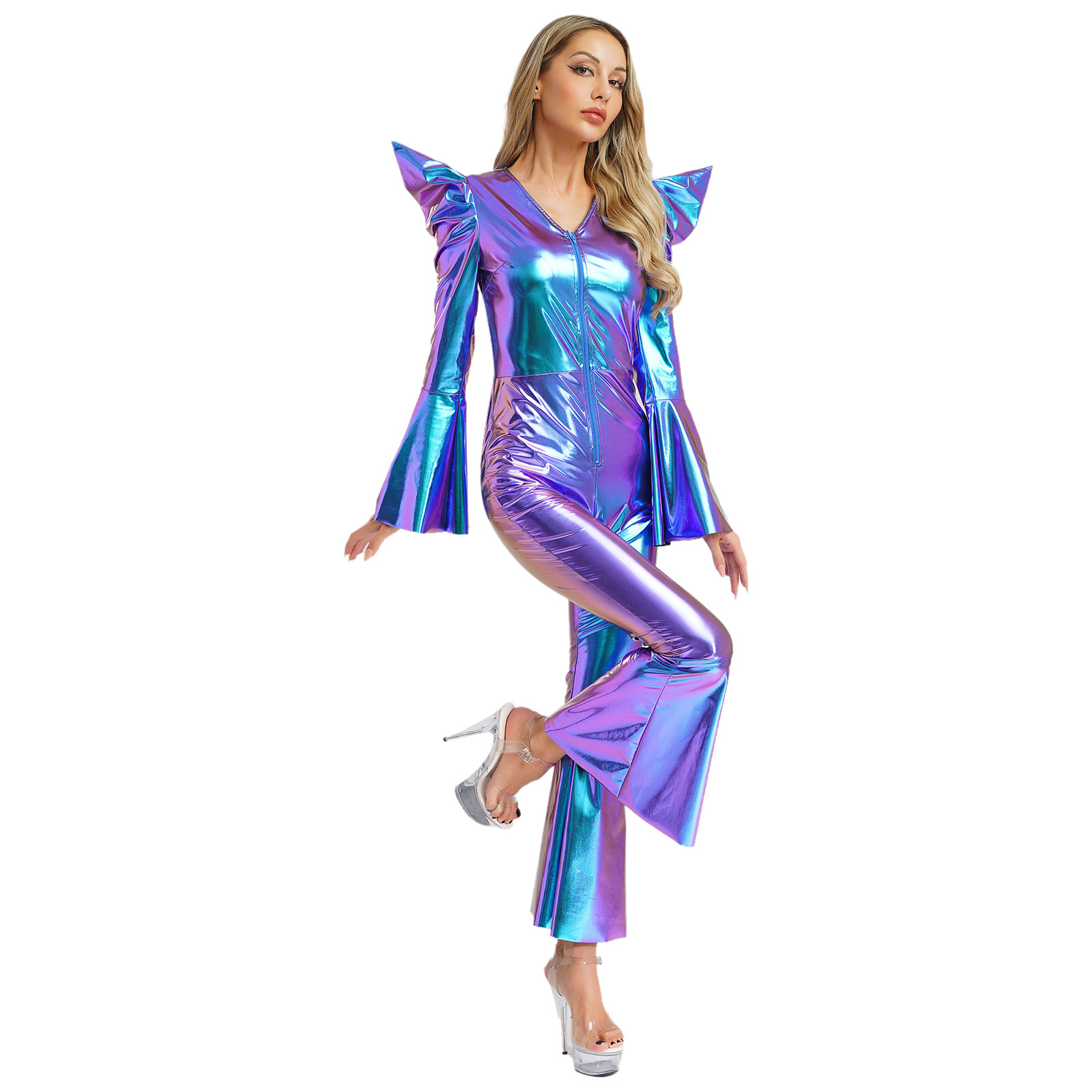 Costume de Cosplay Hippie Disc - Women'S Fashion From The 70S avis et prix