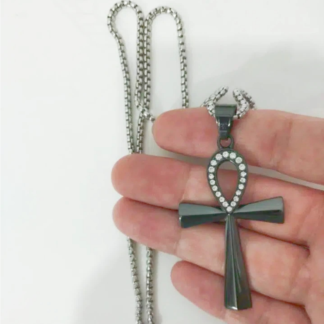 Collier Pendentif Grand Croix  - Women Fashion Egypt avis et prix