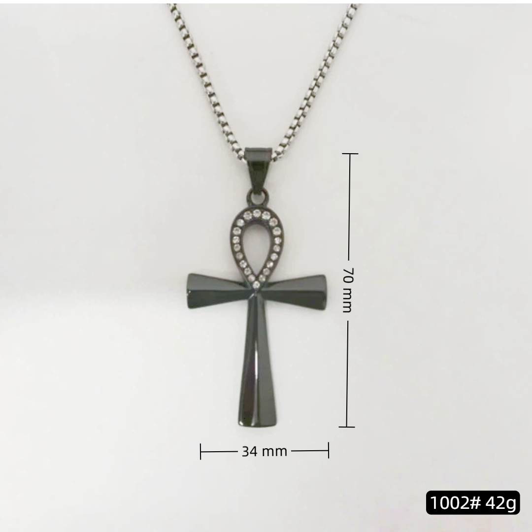 Collier Pendentif Grand Croix  - Women Fashion Egypt avis et prix