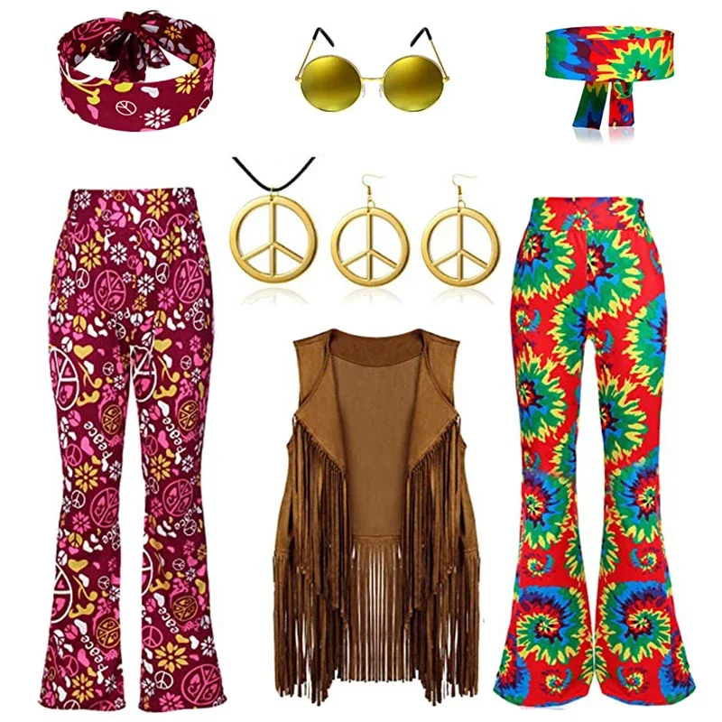 Hippie Disco 60s 70s Cosplay C - Women'S Fashion From The 70S avis et prix