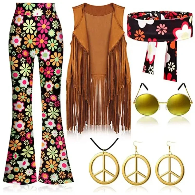 Hippie Disco 60s 70s Cosplay C - Women'S Fashion From The 70S avis et prix